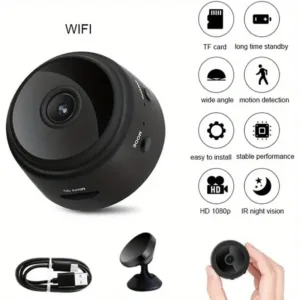Smart Mini Magnet Camera Wifi HD 1080p Wireless Recorder, Audio Recorder